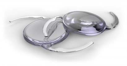 illustration of 2 intraocular lenses (IOLs)