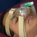 Sleep apnea CPAP mask
