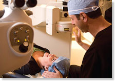 Dr. Solomon with a Patient