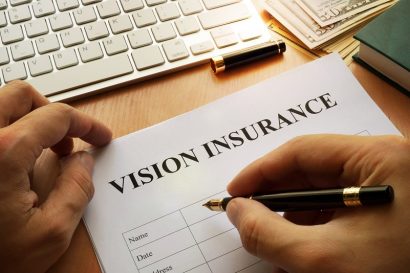 Filling out a generic vision insurance form